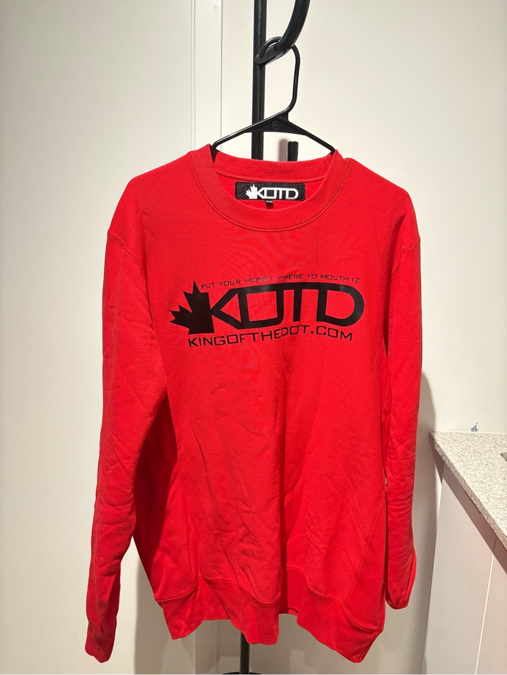 KOTS Red Logo Pullover Sweatshirt